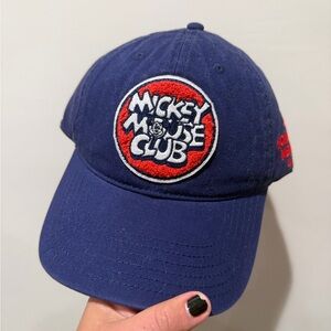 Disney 70th anniversary Mickey Mouse Club Blue Cap adult size